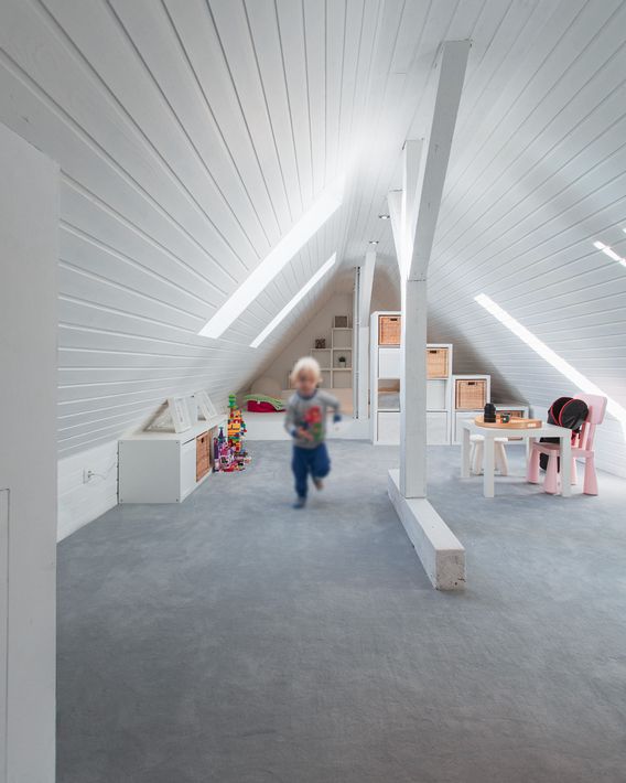Spitzboden Ausbau -  Raumwirkung