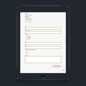 Responsive Webdesign - Tablet Darstellung