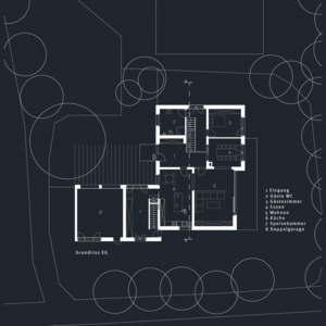 Haus-B - Bauen im Bestand - Grundriss EG