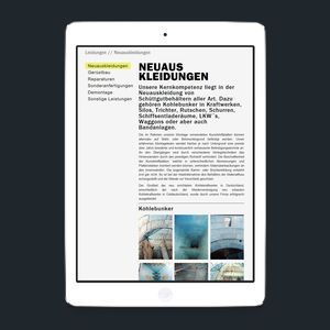 Responsive Webdesign - Tablet