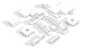 Abstrakte Architekturen - Gesamtbild White