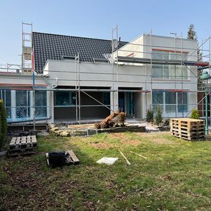 Bauzeit - Gartenperspektive 01