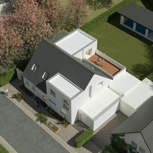 Architektur Idee - Isometrische Darstellung
