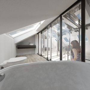 Konzept 04 - Blick aus der Badewanne