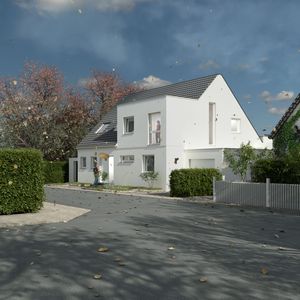 Architektur Idee - Straßen Perspektive