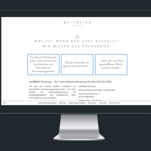 Responsive Webdesign - Desktop Ansicht