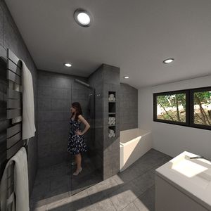 3d Entwurfs Visualisierung Badezimmer