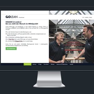 GOLEAN Webdesign - Desktop