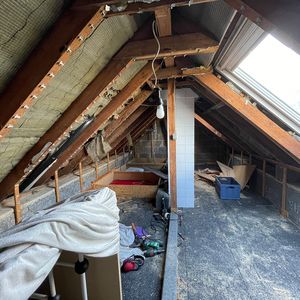 Spitzboden Vorher