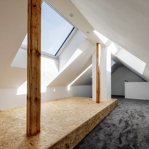 Spitzbodenausbau Nachher