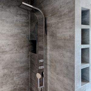 Sanierung Badezimmer Nachher - Detail Dusche