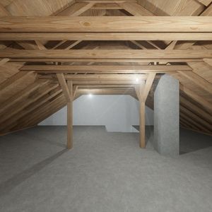 Konzept 0 - Neupositionierung einer baurechtlich korrekten Wohnungstreppe
