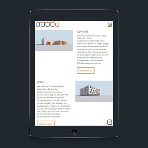 Responsive Webdesign - Tablet