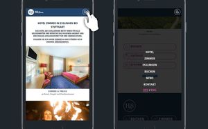 Responsive Webdesign - Smartphone Darstellung