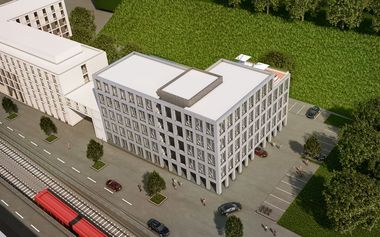 3d Visualisierung Büro - Entwurfsüberarbeitung V2 - Isometrie
