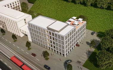 3d Visualisierung Büro - Entwurfsüberarbeitung V3 - Isometrie