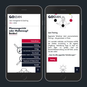  GOLEAN Webdesign - Smartphone