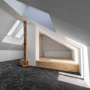 Spitzbodenausbau Nachher