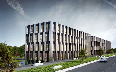3d Visualisierung Büro - Entwurfsüberarbeitung 01 - Straßenseite