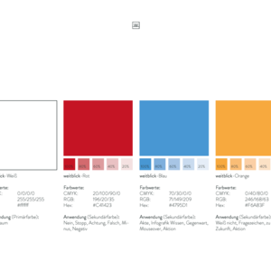 Corporate Identity - Farbsystem